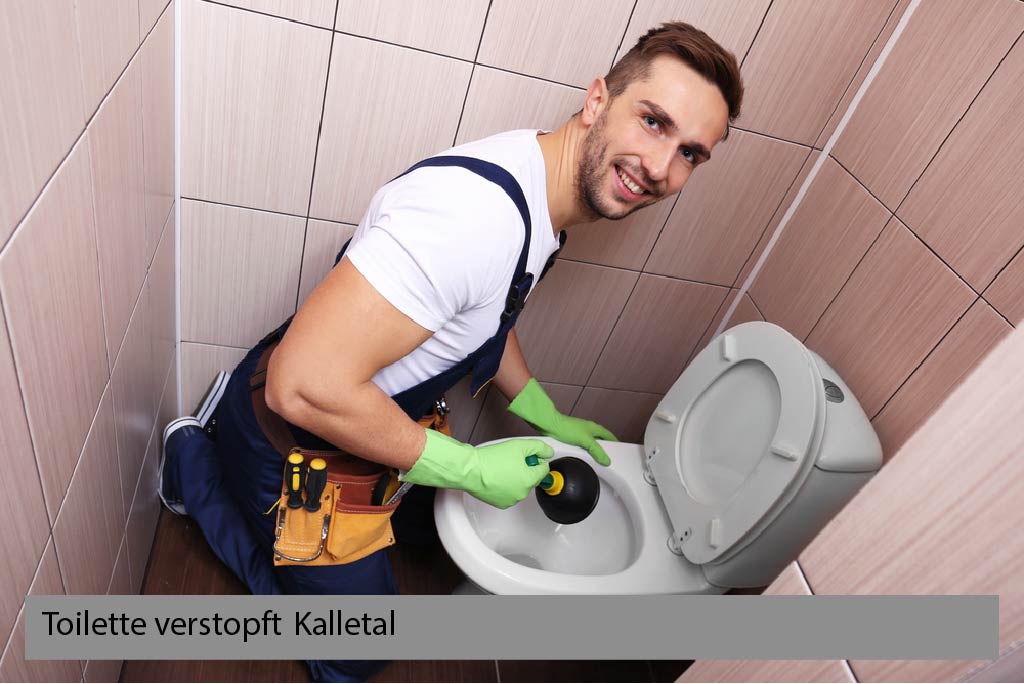 Toilette verstopft Kalletal